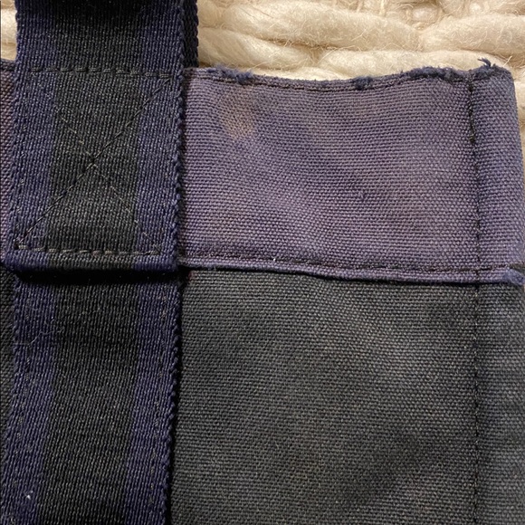 Hermès Fourre-Tout Tote Cotton Canvas Washed Black Navy - Picture 7 of 11